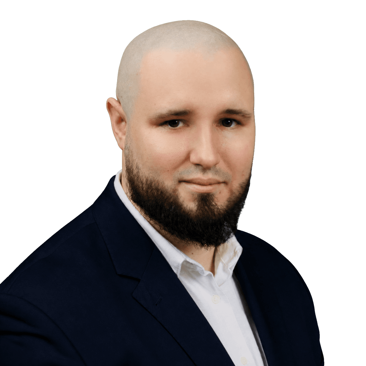 Andrzej Nowak in a dark suit